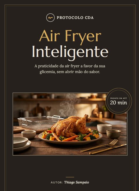 Capa do livro digital Air Fryer Inteligente